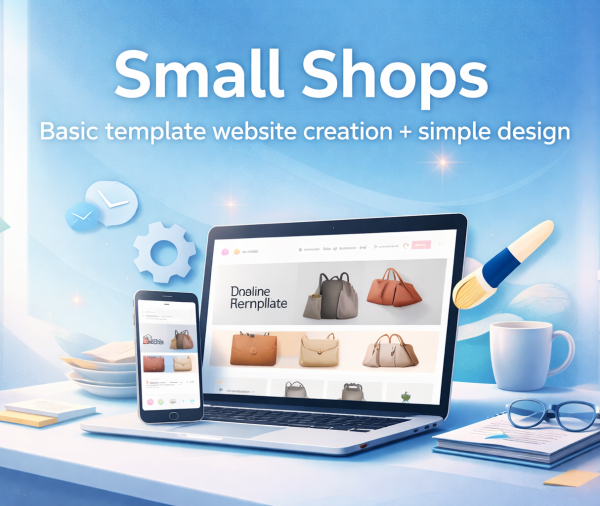 Basic template website building + simple design